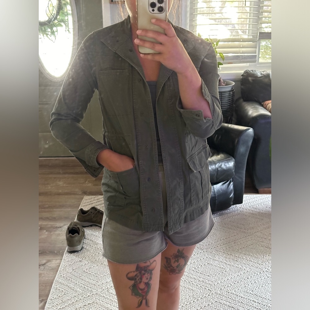 Universal Thread Olive Green Utility Jacket - Picture 3 of 6